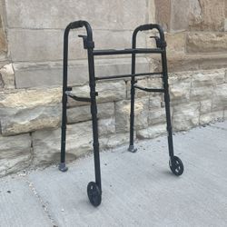 Equate Adjustable Height Folding Walker - Excellent Working Condition