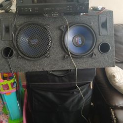 Pyle  Box Speakers  