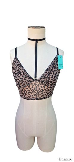 Megan Fox For Frederick's Animal Print Diana Bralette