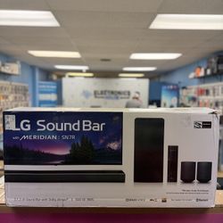 LG SN7R 5.1.2 Channel High-Res Audio Sound Bar with Dolby Atmos & Bluetooth System