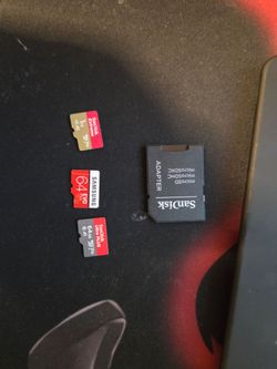 MicroSD Card Lot with SD Adapter