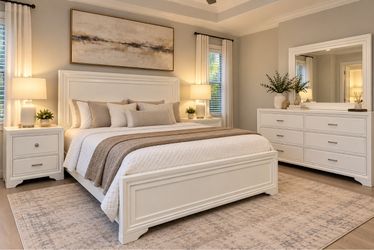 Queen bedroom set (FREE 24H DELIVERY AND SETUP)