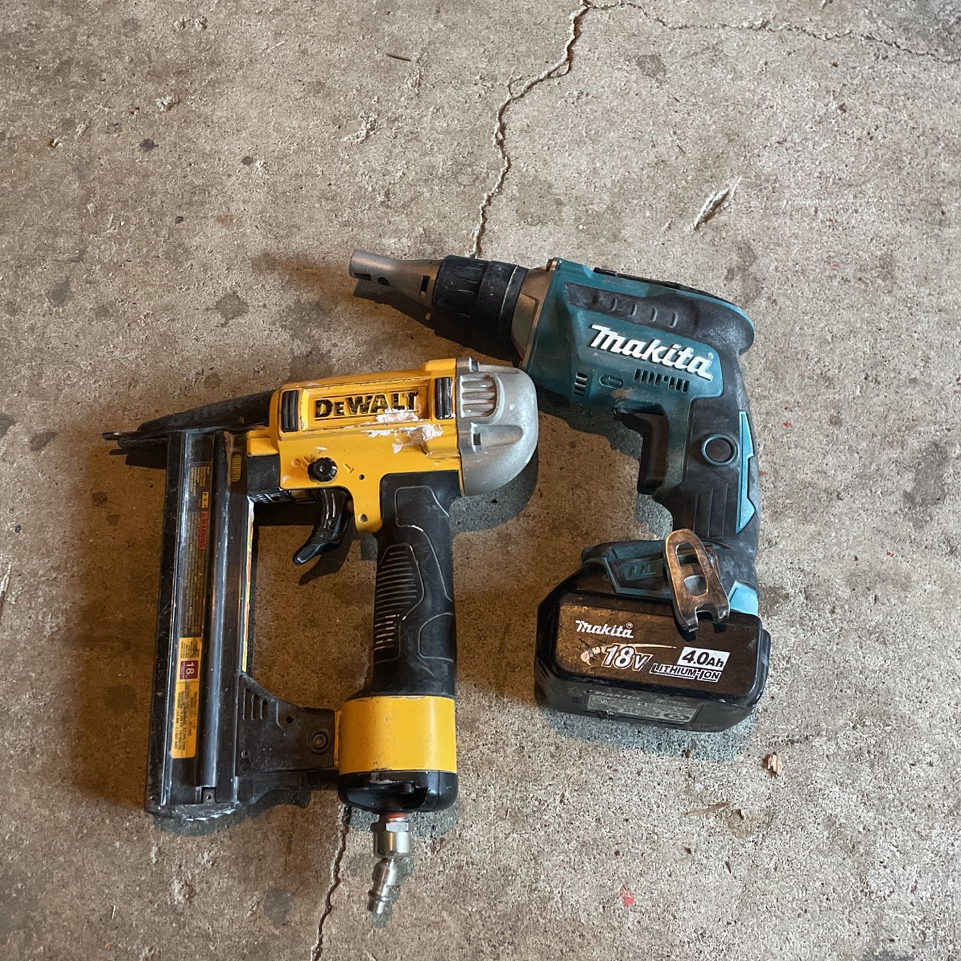 De Walt And Makita Set