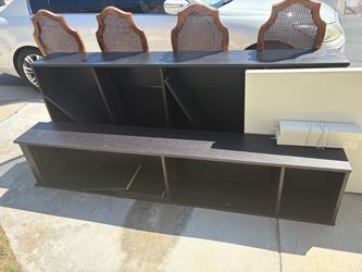 Book shelfs and coffee table