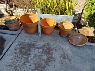 TERRA COTTA POTS VARIOUS SIZES