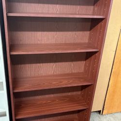 Wooden 5-Shelf Bookcase