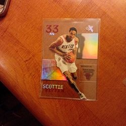 2003-04 Fleer Skybox EX-Scottie Pippen #33 Bulls Last Dance