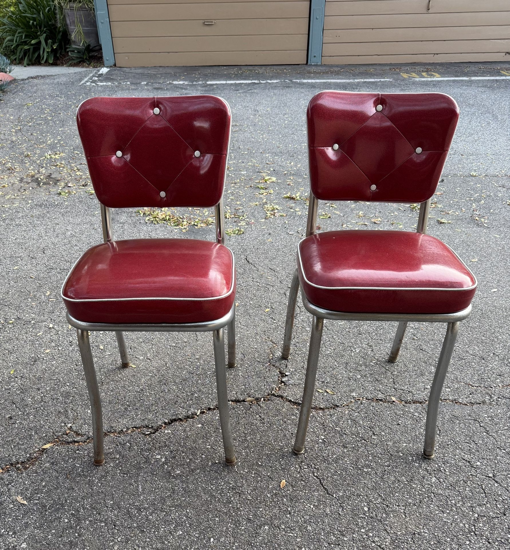 Pair (2) Of Ms. Lucey Diner Chairs
