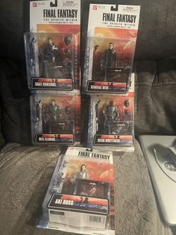 5 Bandai Final Fantasy Figures 2000 MOC