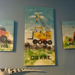3 Truck Canvas Pictures