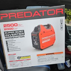 GENERADOR NUEVO PREDATOR 2500 WATTS