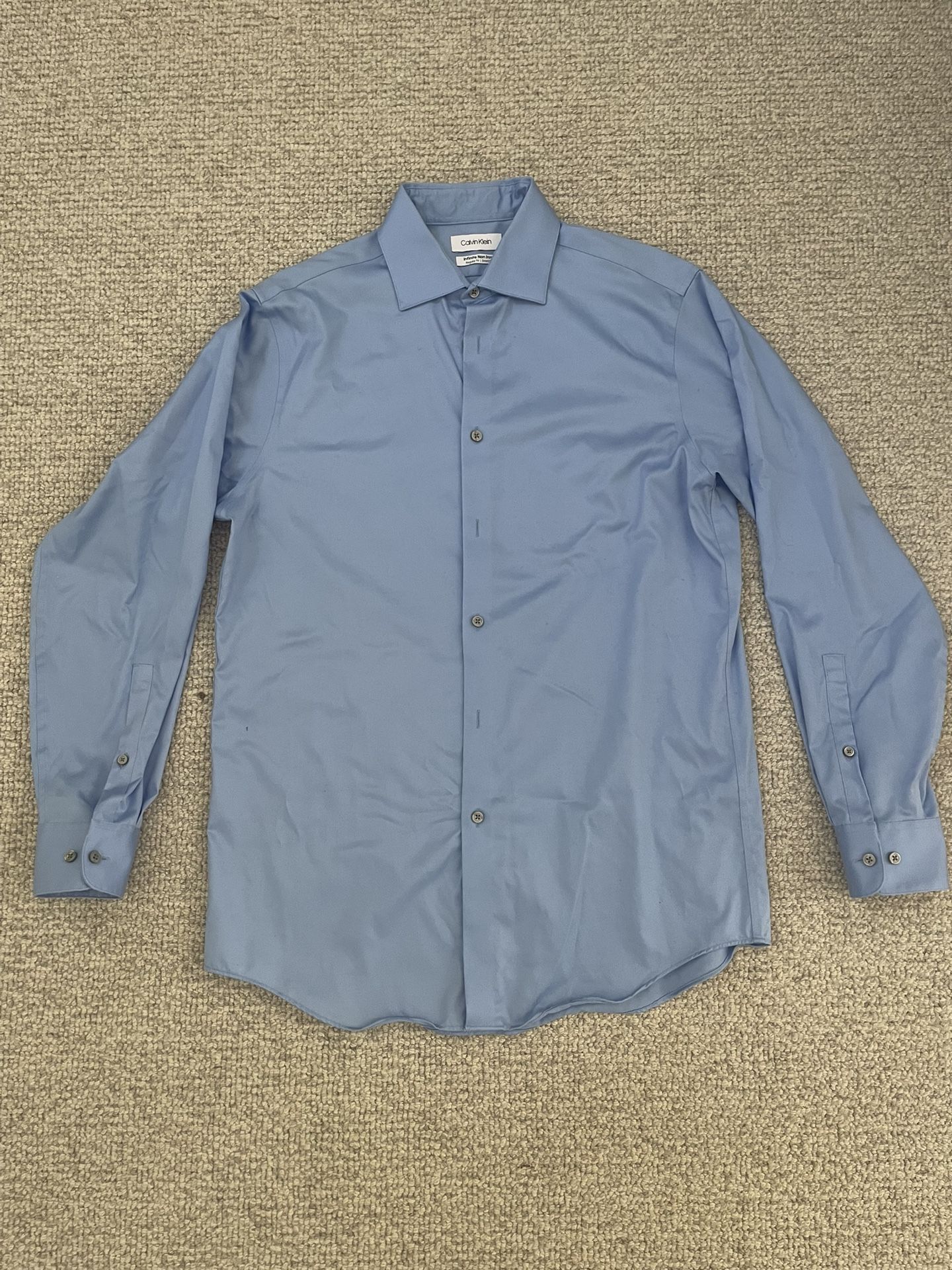 CK Blue Dress Shirt Medium