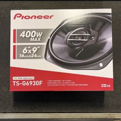 Pioneer 6x9 Inch Door Speakers 400 Watts Max 3 Ways Coaxials