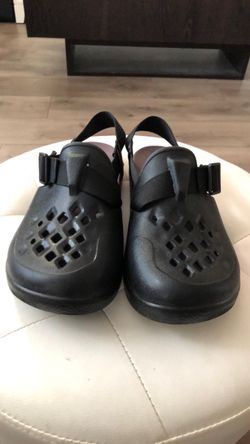 Chaco Black Rubber Clogs with Strap size 9