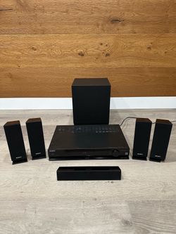 Sony STR-KS370 5.1 Home Theater Receiver System w/Speakers & Subwoofer No Remote