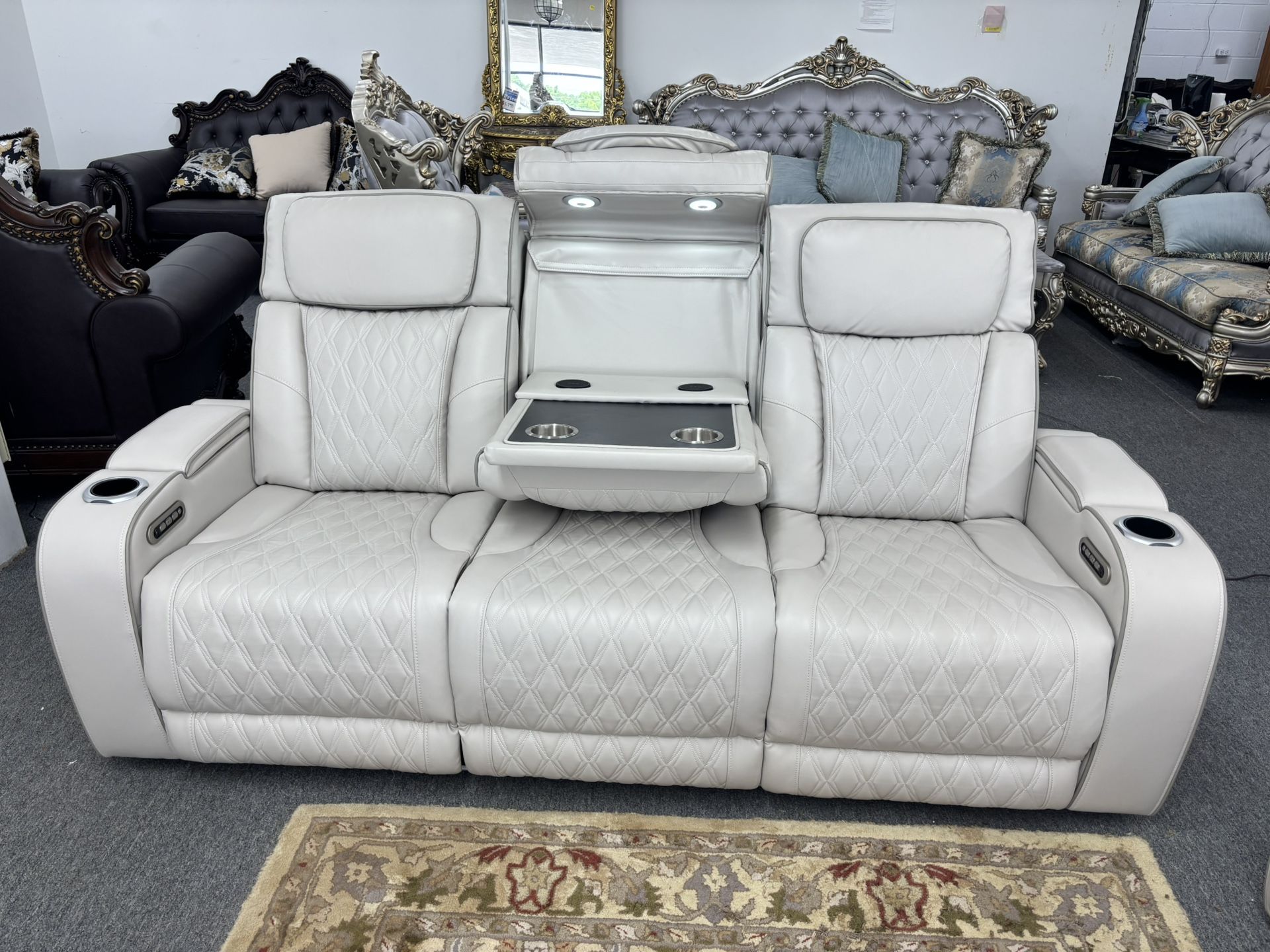 Recliner Electric Living Room Set