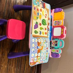 VTech Touch & Learn Activity Desk – Pink – $50 (OBO)