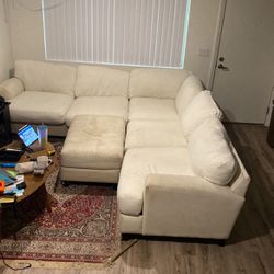 Johnathan Louis Sectional Couch With Ottoman 