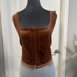 Brown Corset top