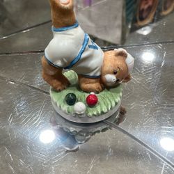 A vintage, figuring croquet teddy bear