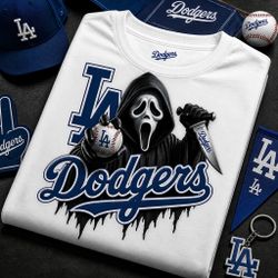 Ghost face dodgers custom t shirts