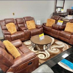 Santiago Two Piece Reclined In Living Room $1099