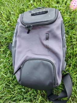 BANGE Future Aesthetics Anti-Theft Sling Backpack USB Charging Gray