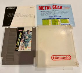 NES Metal Gear with case