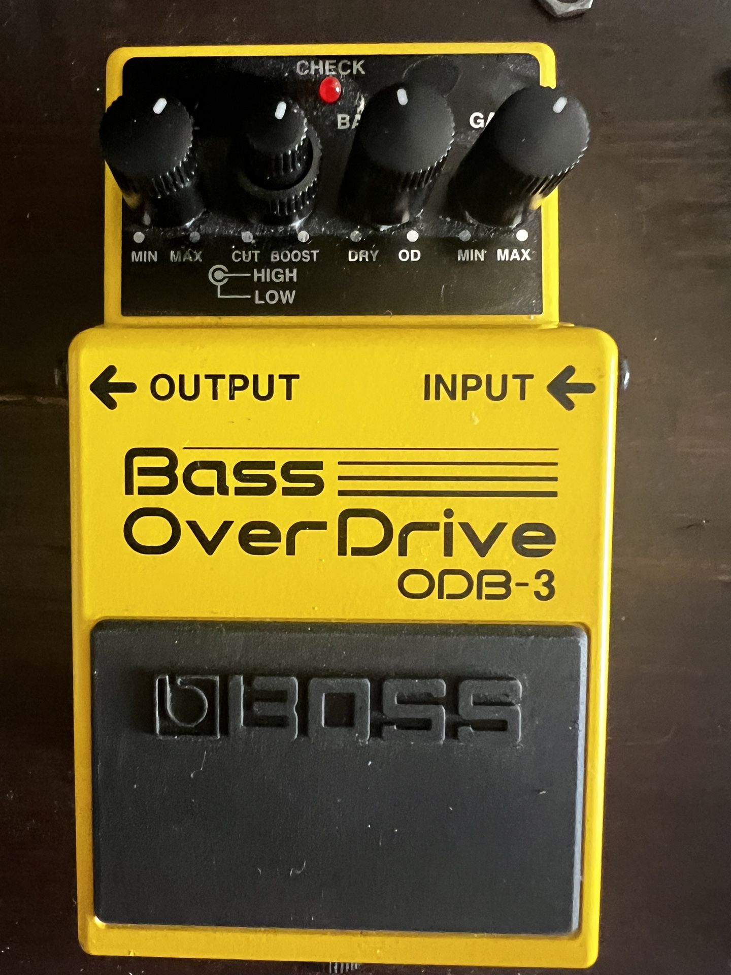 Boss Bass Overdrive Pedal