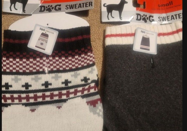 Brand New Dog Sweaters