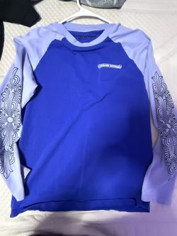 Blue chrome hearts t-shirt long sleeve