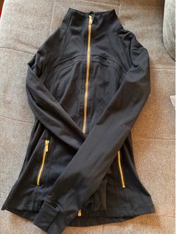 Gold and black lululemon jacket