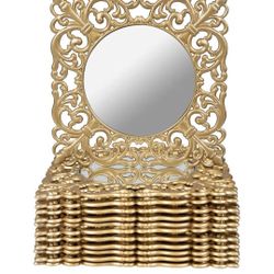 12" Gold Charger Plates Set of 12