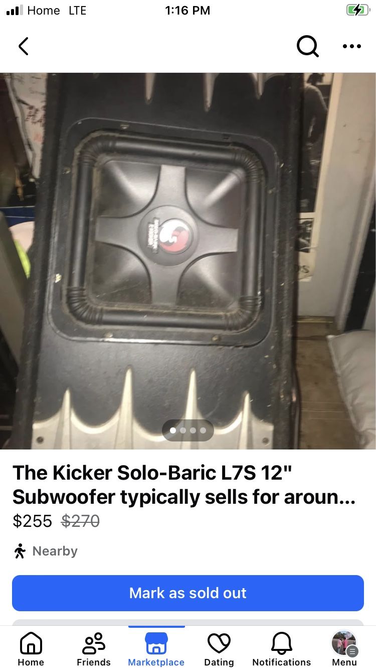 Kicker Subwoofer