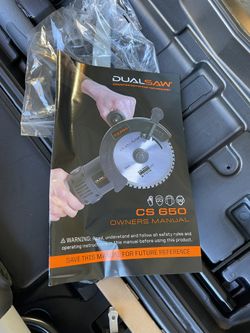 DualSaw DUBBCS 650 Counter-Rotating Saw with Carry Case