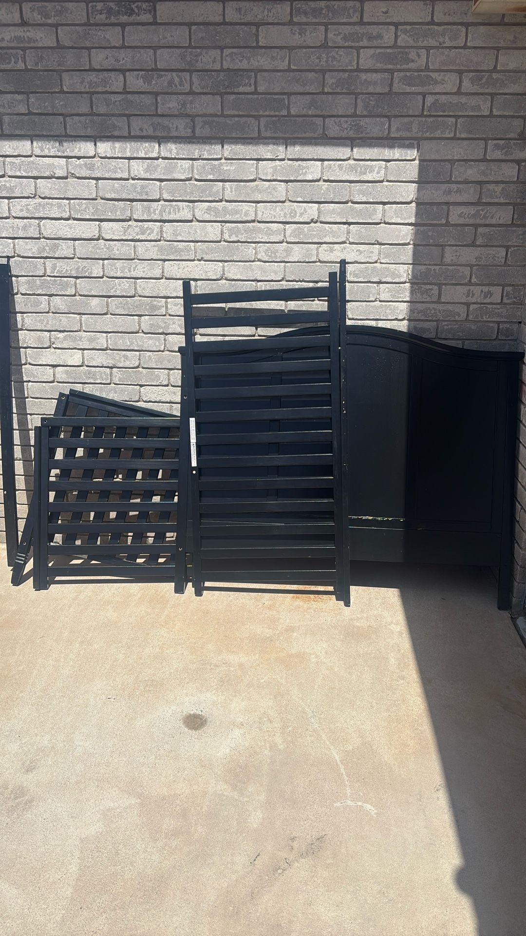 Black Baby Crib