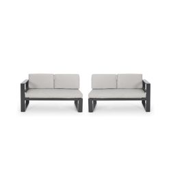 Set Of 2 Large Patio Sofa 