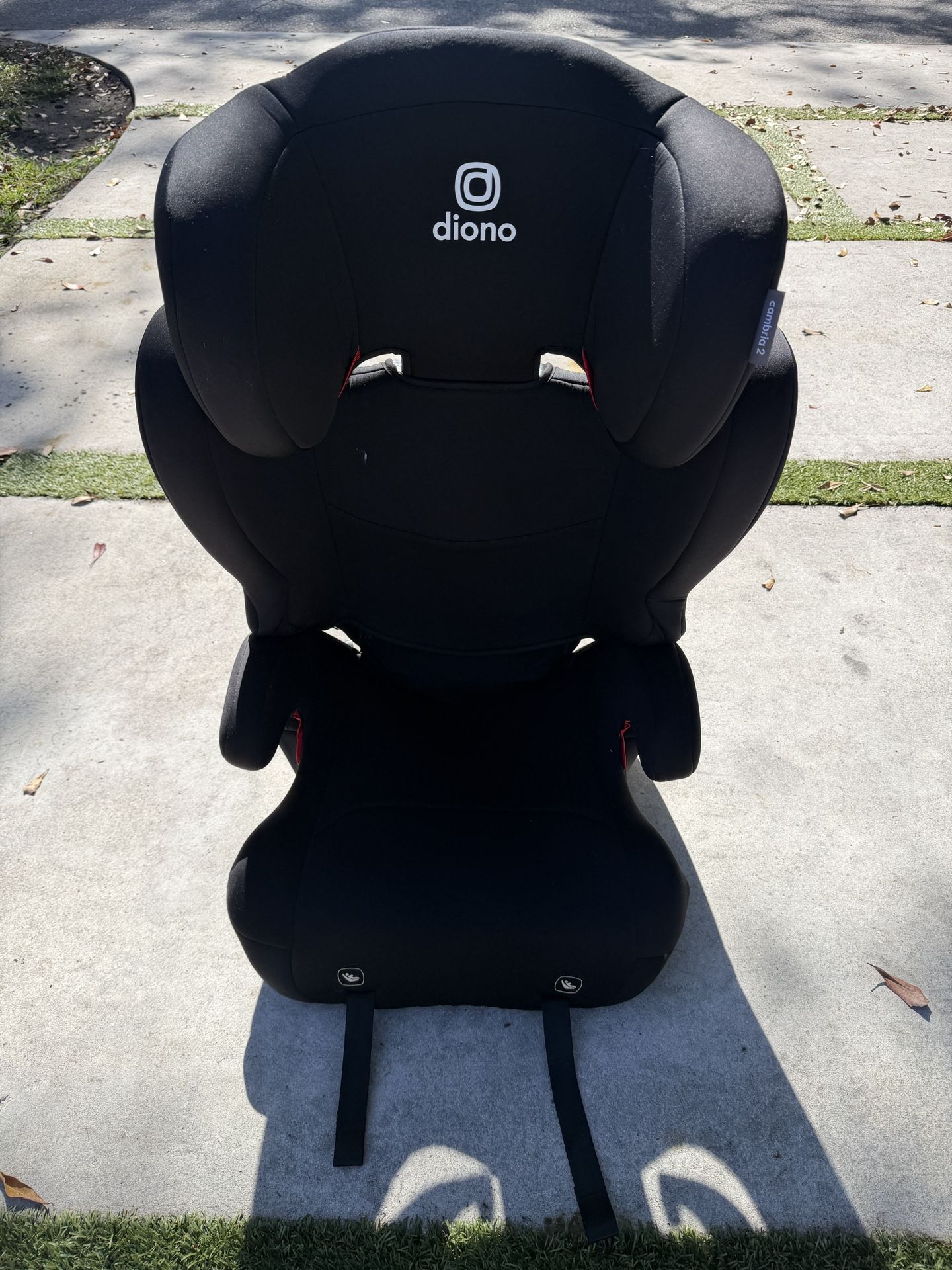 Diono Cambria 2 Latch 2-in-1 XL Highback Booster Car Seat, Black