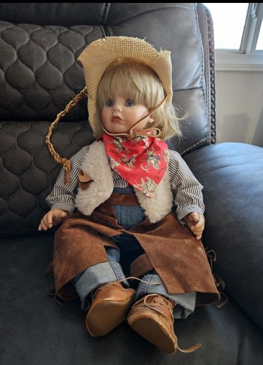 Susan Wakeen Billy Cowboy Vinyl 20" Doll