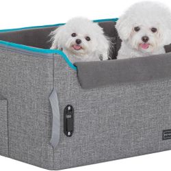 PETSFIT Dog Booster Car Seat for Medium Dogs (up to 45lbs) 