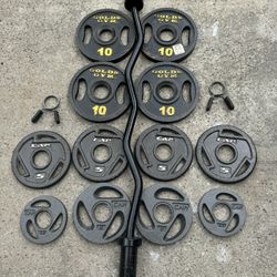 Olympic Weight Set + Bar