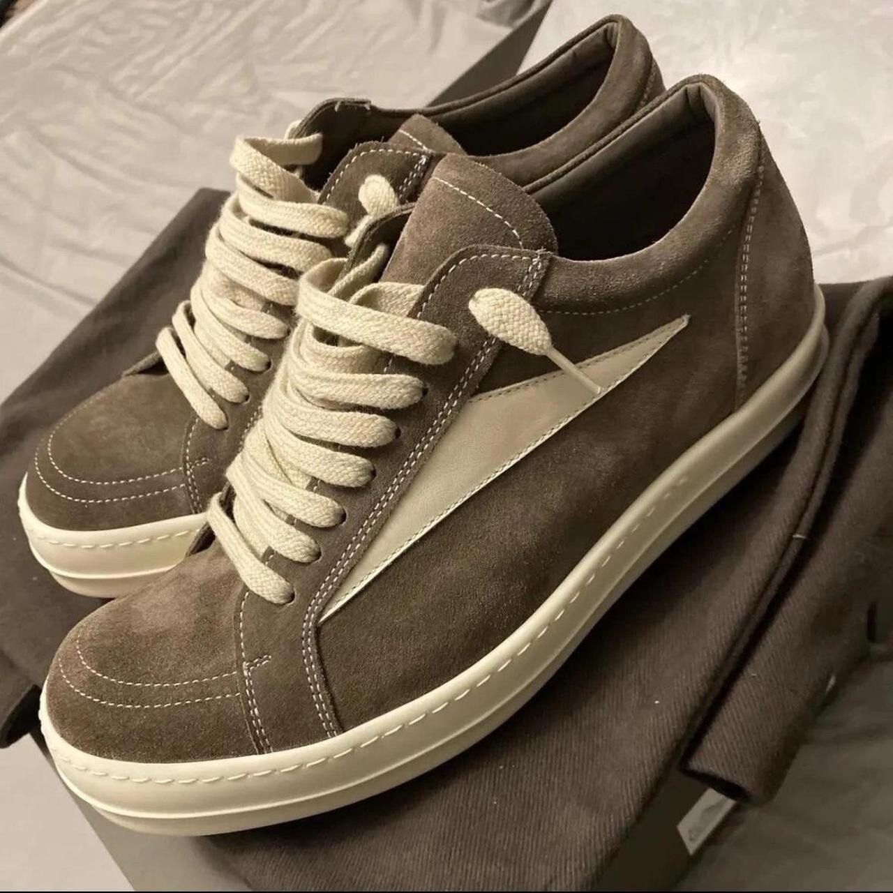 Rick Owens-DRKSHDW-Brown Suede