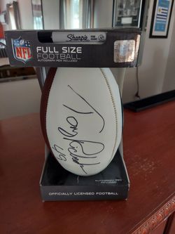 Tony Richardson Autographed Football