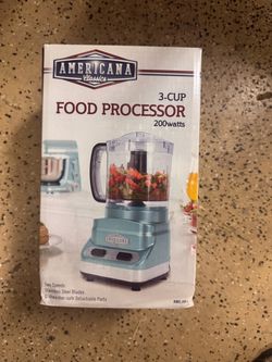 Americana Classics 3-Cup Food Processor