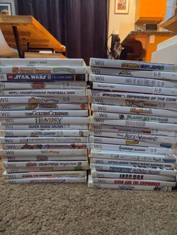 Nintendo Wii Games Lot – 38 titles