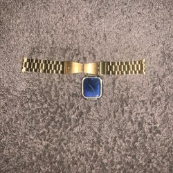 44MM Apple Watch w/ Gold Band And Gold Case 