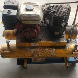 Wheelbarrow 5.5 HP Gas Air Compressor