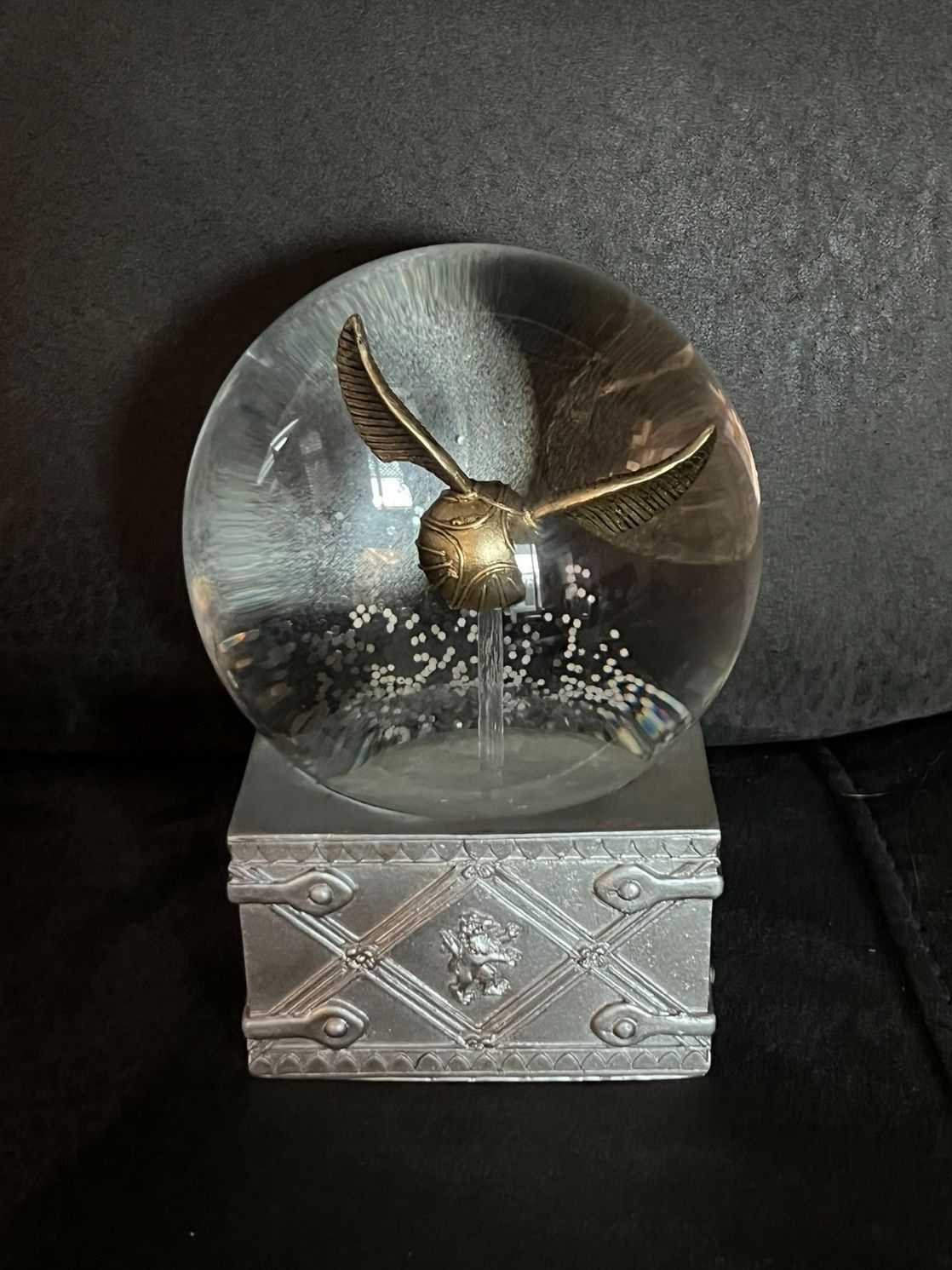 Pottery Barn Harry Potter Golden Snitch Lit Snow Globe