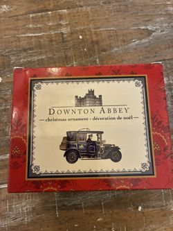 Downton Abbey Lord Grantham 1911 Renault Blue Car Kurt Adler Ornament 