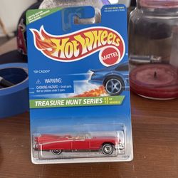 1996 Hot Wheels Treasure Hunt Series Red ‘59 Caddy Limited Edition Rare # 5/ 12